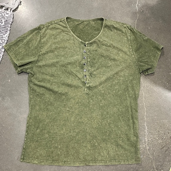 Green Henley Shirt - Picture 1 of 5